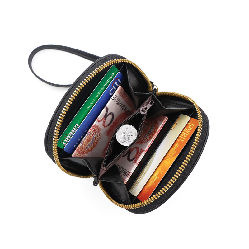 Luxury Bag Short Colorful Printed Animal Handheld Zipper Large Capacity Coin Purse For Women