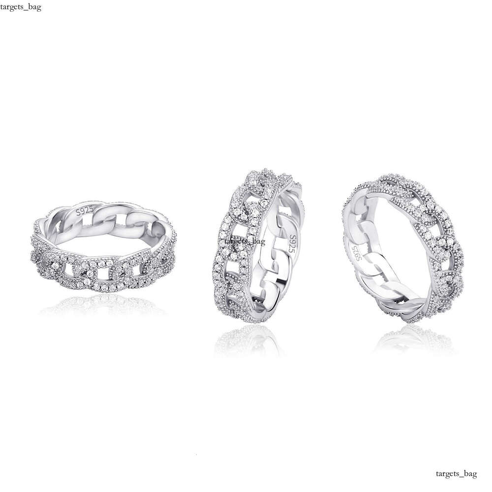 Light Luxury Index Finger Niche Design S Silver Zircon High-end Sense Temperament Tail Ring Band
