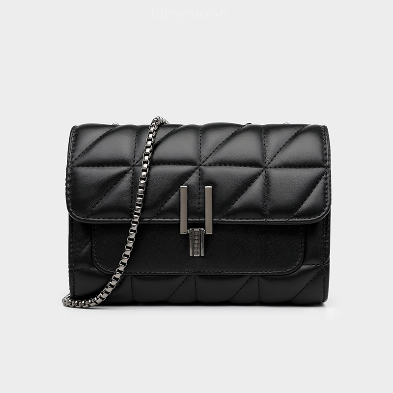 Autumn and Winter New Fashion Trend Versatile Elegant Diamond Chain Single Shoulder Crossbody Bag h100 ddmymoon