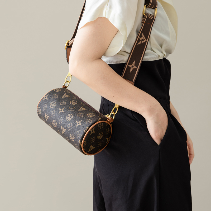 Texture printed female bag new small bag broadband pillow bag fashion cross-body bag i ns burst single shoulder bag