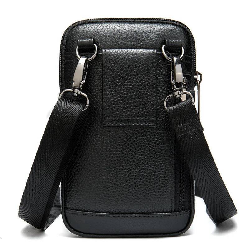 Casual Genuine Leather Messenger Bags Mens For Men Small Phone Men's Shoulder Male Crossbody Bag