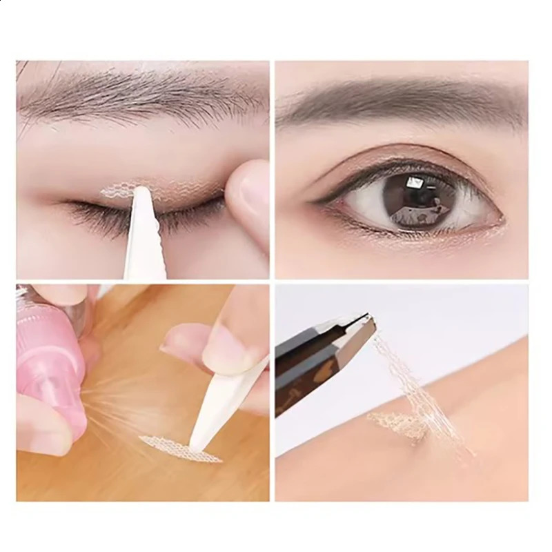 Double Eyelid Tape Makeup Tools Accessories Eyelid Tape Makeup Products Tools Lace Mesh Self-adhesive Invisible Eye Patch 250807