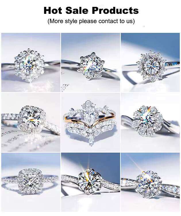 2 CT Square Moissanite Dia Engagement Ring in 10k/14K/ Gold Fine Jewelry for Women Customization
