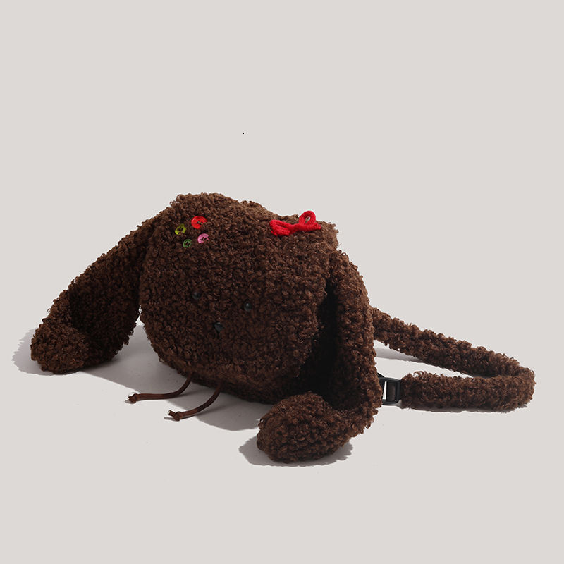 Plush Puppy for Women, Niche Cartoon Fashion Cute Student Backpack ddmymoon