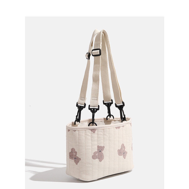 Cute Girl Bear Shoulder for Women Simple Sweet Car Seat Back Hanging Bag ddmymoon