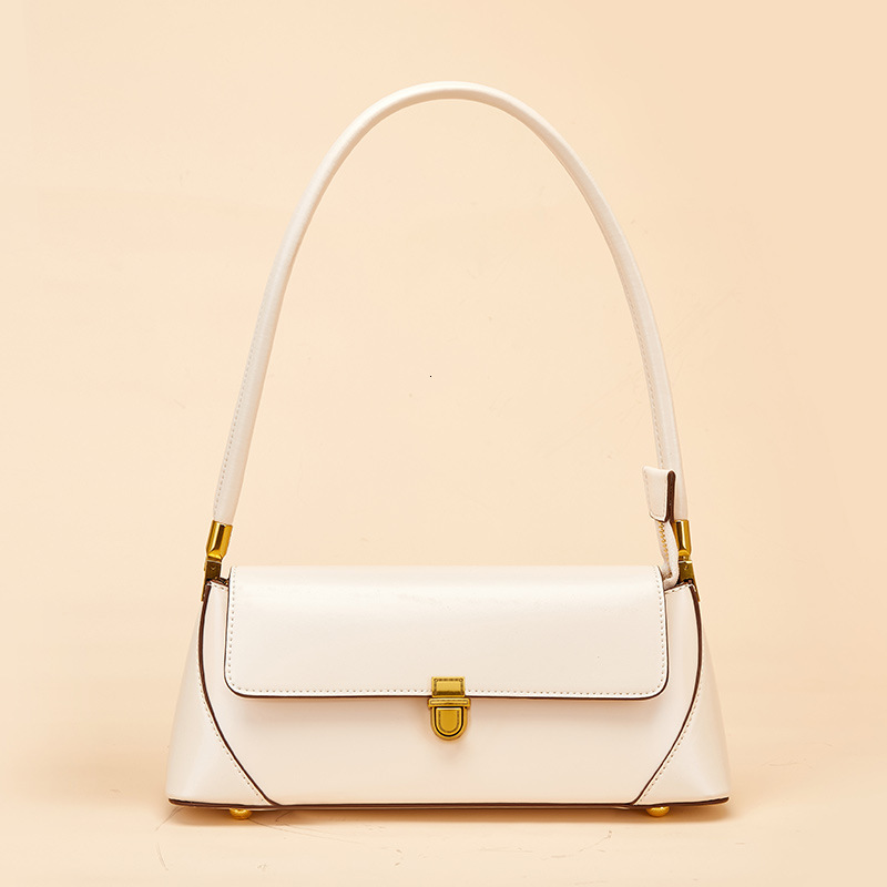 Niche Baguette For Women New Internet Celebrity Underarm Summer French Style Single Shoulder Genuine Leather Women's Bag