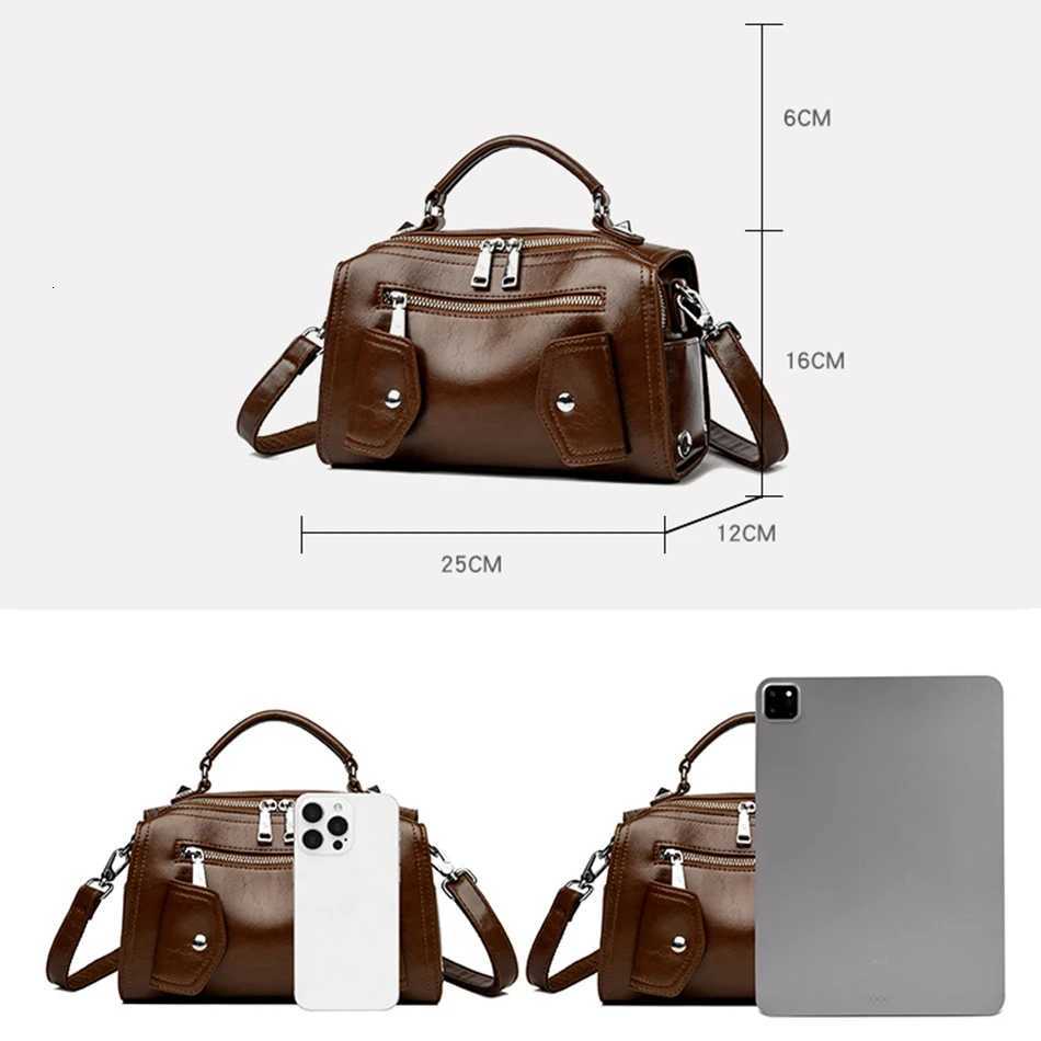 Luxury Designer Crossbody Messenger Bag Casual Shoulder Bags for Women Purses and Handbags High-quality PU Leather Tote Bag Z250809