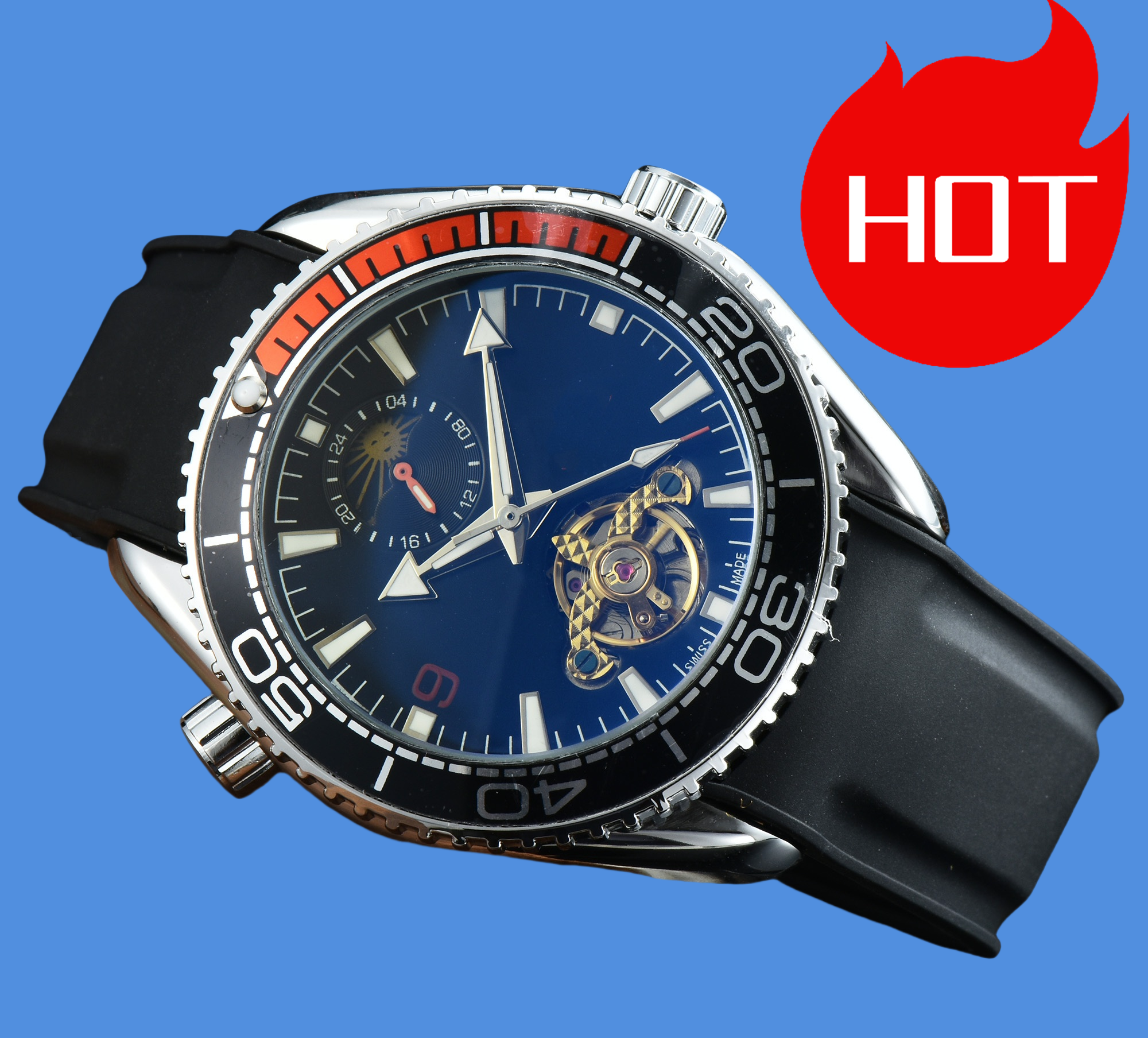 OMEGity Men women OMGity SEAMASTERity SPEEDMASTERity Tourbillon Automatic Movement Watch Mens Mechanical Watches Fashion Sports Designer Wristwatches OM117