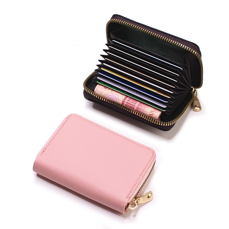 2025 New Card Holder Women's Large Capacity Luxury Bag Multi-card Slot Card Clip Compact Men's Wallet Card Holder Card Sleeve Coin Purse