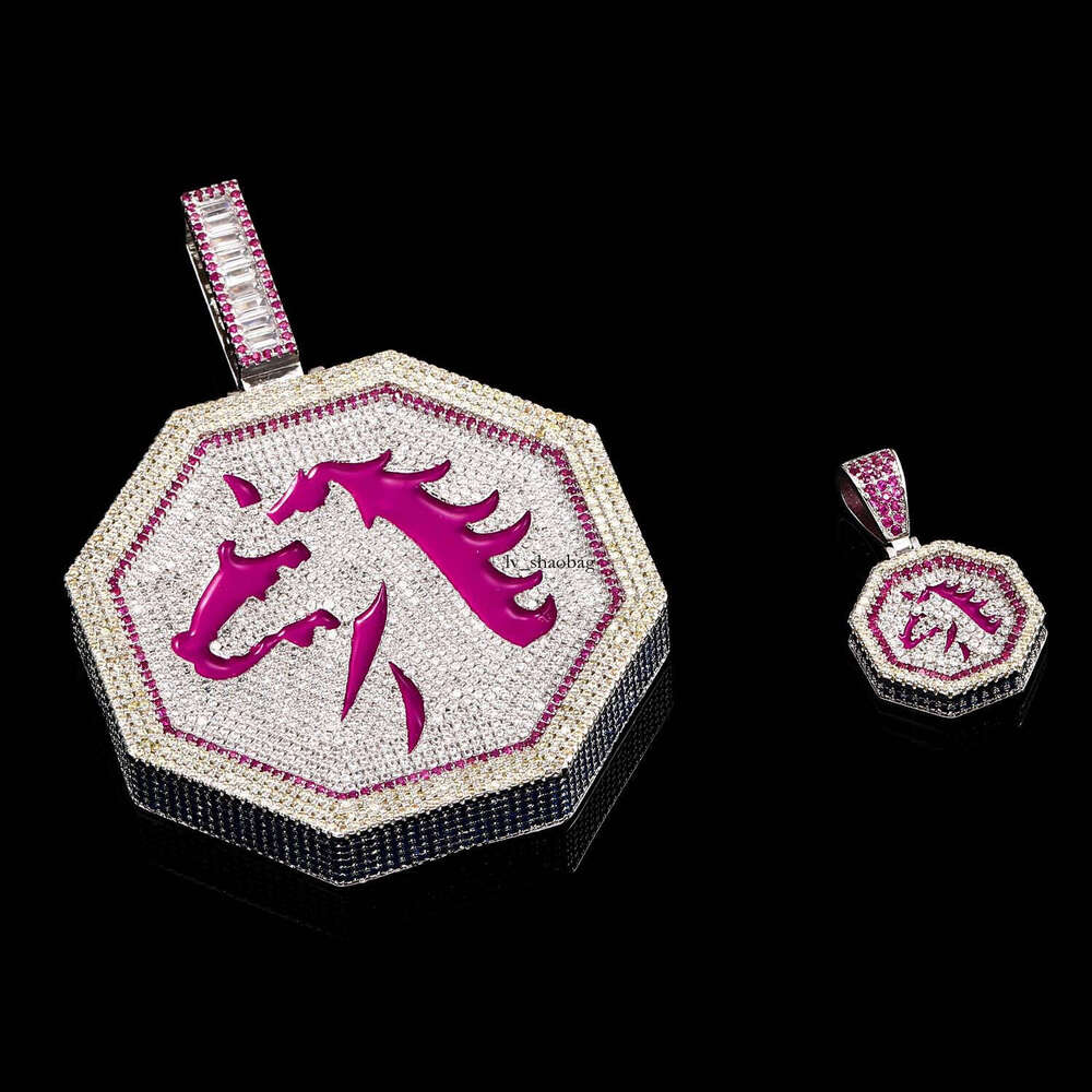 Hip Hop Necklace for Men Jackie Chan Adventure Story Twee Zodiac Extra Large Tiger Dragon Brand Unisex Couple Pendant