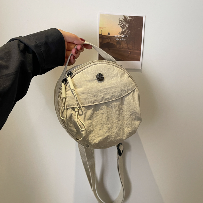 2025 Designer Bag New Simple Fashion Single Shoulder Crossbody Bag For Women Stylish Casual Student Bag Luxury Bag Trendy Small Round Bag