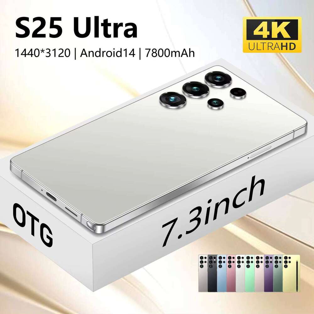 S25 Ultra Android 15 Smartphone 7.3inch HD 16GB Memory 1TB Read-Only Storage 5G Dual SIM Octa-Core Version Spanish Operating Language LTE