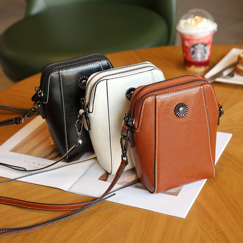 For Women Crossbody Mini Genuine Leather Women's Bag Ladies' Phone Pouch New
