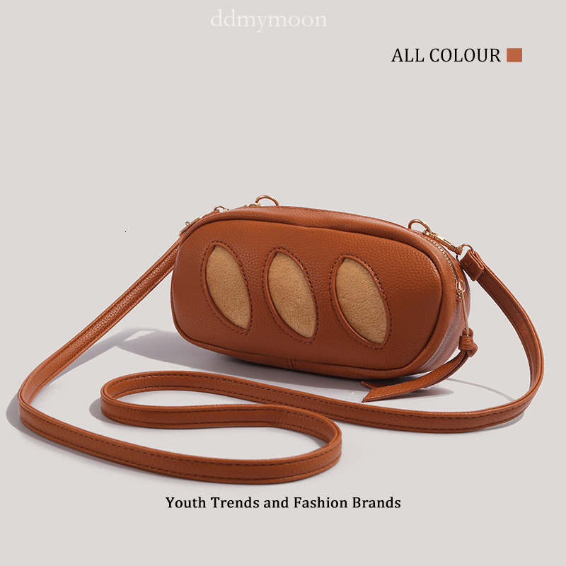 Cute Fashion Creative Bread Baguette 2025 New Style Personality Crossbody Bag ddmymoon