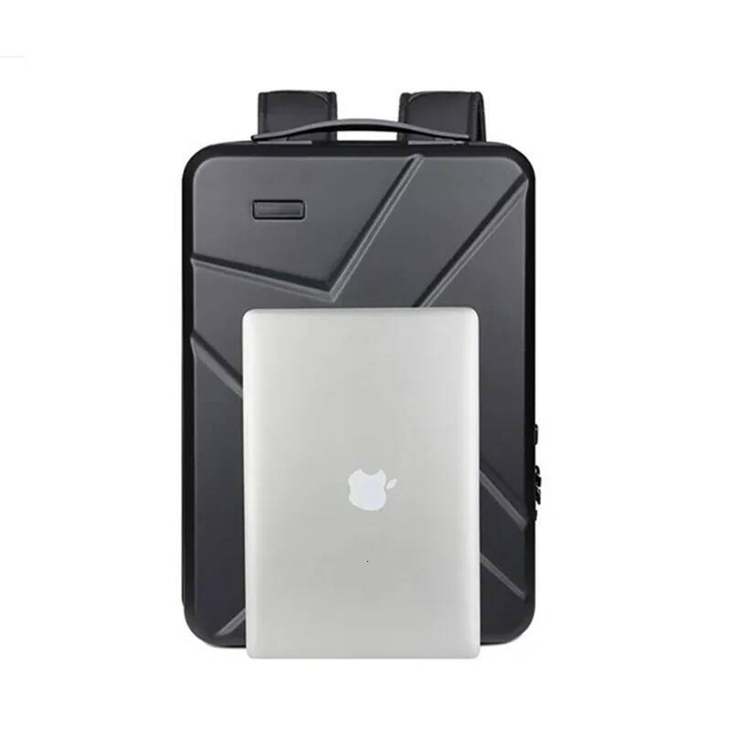 Fashion Multi-functional Large Capacity Water- Abs Laptop Usb E-sports Men's Backpack Hard Shell Bag high-quality