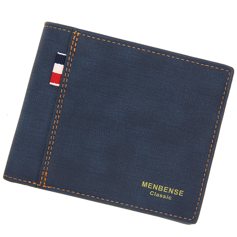 New Matte Men's Wallet Short Large Capacity Fashion Retro Business Luxury Bag Wallet Direct Supply From Manufacturer