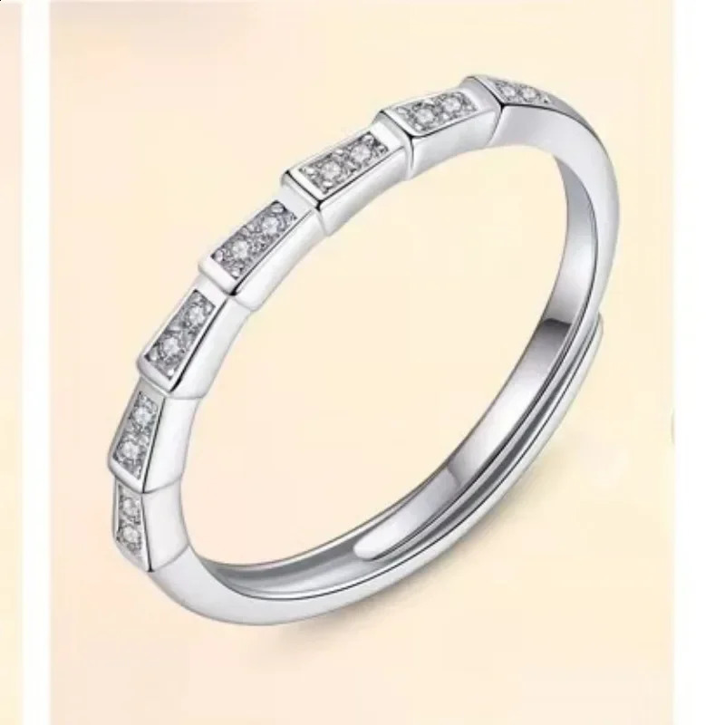 Korean TV drama My Demon Kim You Jung Zircon Mens and Womens Open Ring Adjustable Gift SONG KANG Couple Rings Fans 250805