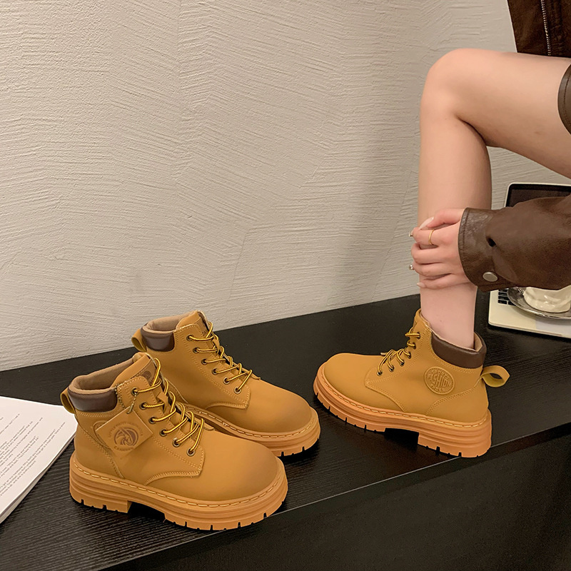 hot Free delivery designer woman boots High top Martin boots warm workwear boots anti slip and wear resistant