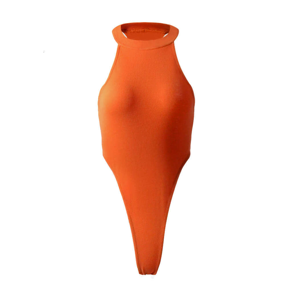 Women's New Sexy Slim Fit Tank Top Pullover Inner Wear Round Neck Sleeveless Bodysuit