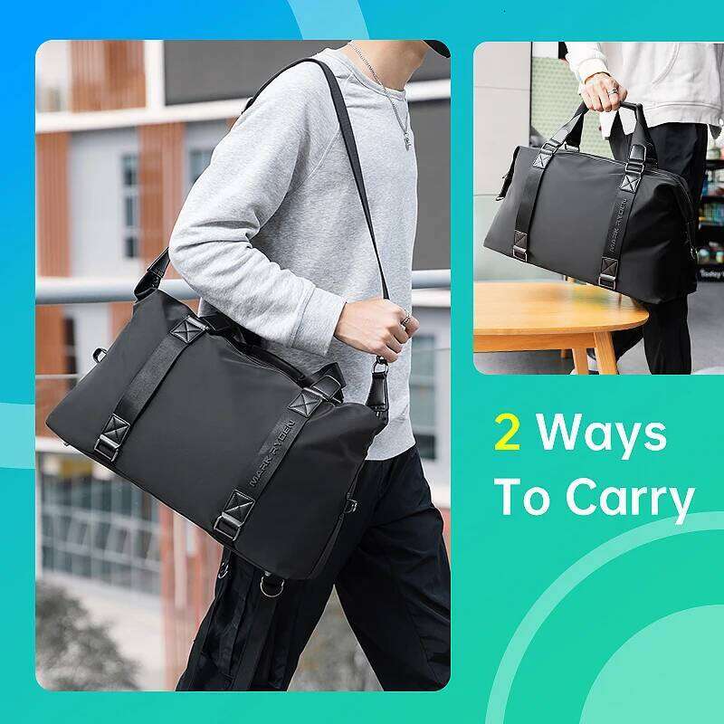 Large Capacity Waterprooof Travel Duffle Gym Bag Men