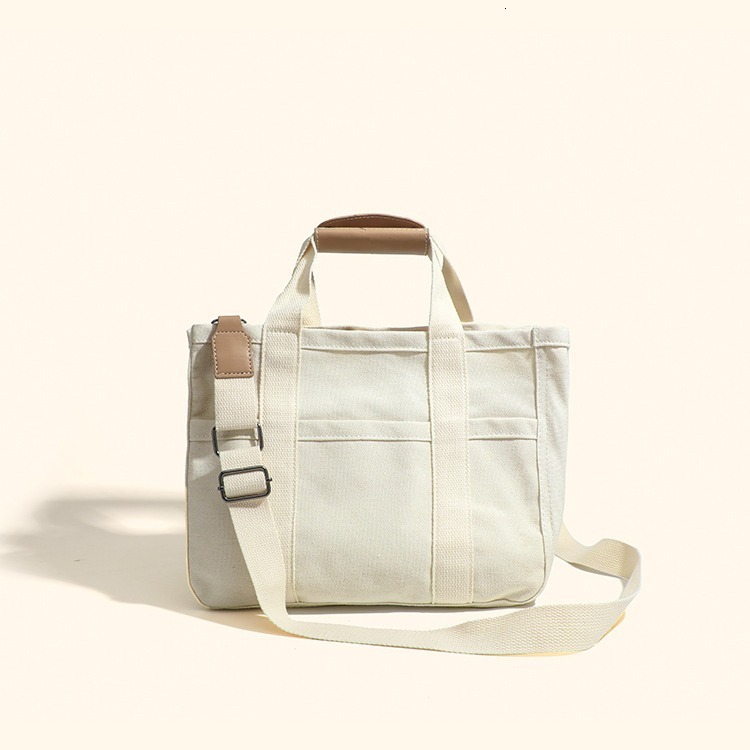 2025 New Mommy Single Shoulder Crossbody Baby Versatile Handheld Canvas Tote Bag ddmymoon