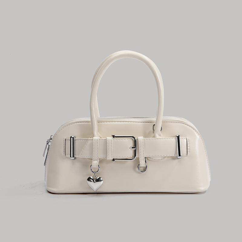 Niche Design 2025 Spring Summer New Underarm Motorcycle Key Belt Buckle Single Shoulder Handbag Small Square Bag ddmymoon ddmymoon