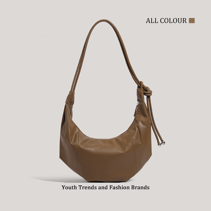 New Large Capacity Croissant Underarm Dumpling Single Shoulder Commuter Versatile Crossbody Bag ddmymoon