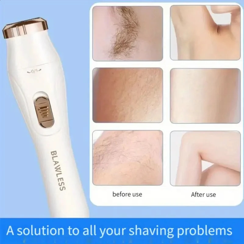 1pc Blissful 3-in-1 Electric Hair Removal Kit for Women - USB Rechargeable Trimmer Nose Hair Clipper Full Body Epilator 250805