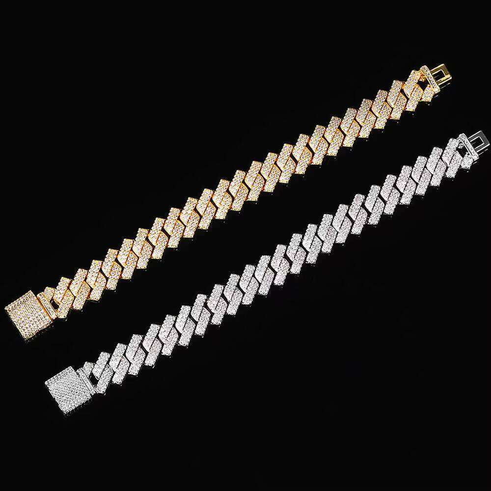 Men's Fashion Gift 14mm Jewelry Gold Plated Hip Hop Cuban Chain Necklace