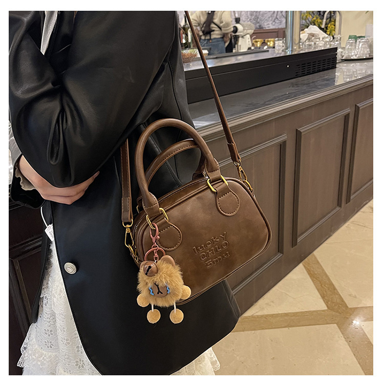 This Year's Trend Versatile Handheld Small Square Luxury Bag Bag 2025 New Autumn Fashion Niche Designer Bag Korean Style Solid Color Single Shoul