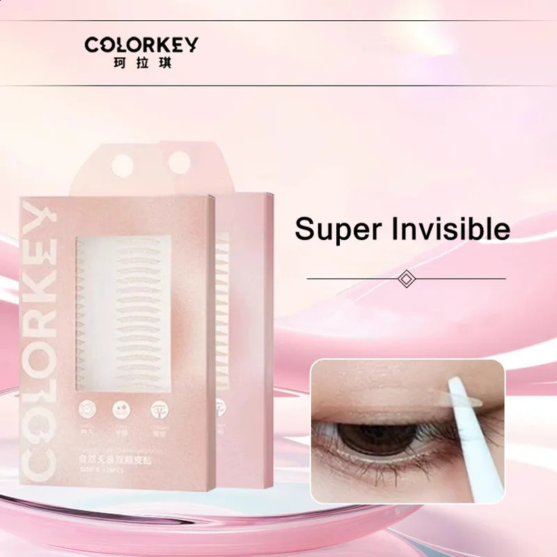Colorkey Invisible Natural Eyelid Tape Sticker Long Lasting Double-Fold Self-Adhesive Paste For Monolids Hooded Puffy Eyes 250807