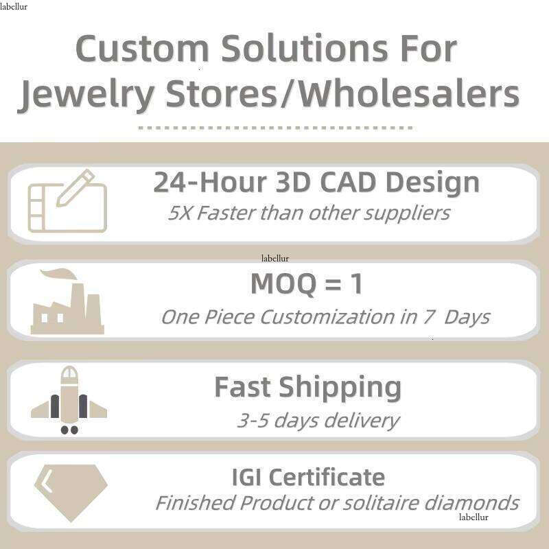 GIA IGI Certified Lab Grown Dia Ring CVD HPHT 0.5ct to 5ct for Men Women Engagement Wedding Customized 14k Solid Gold