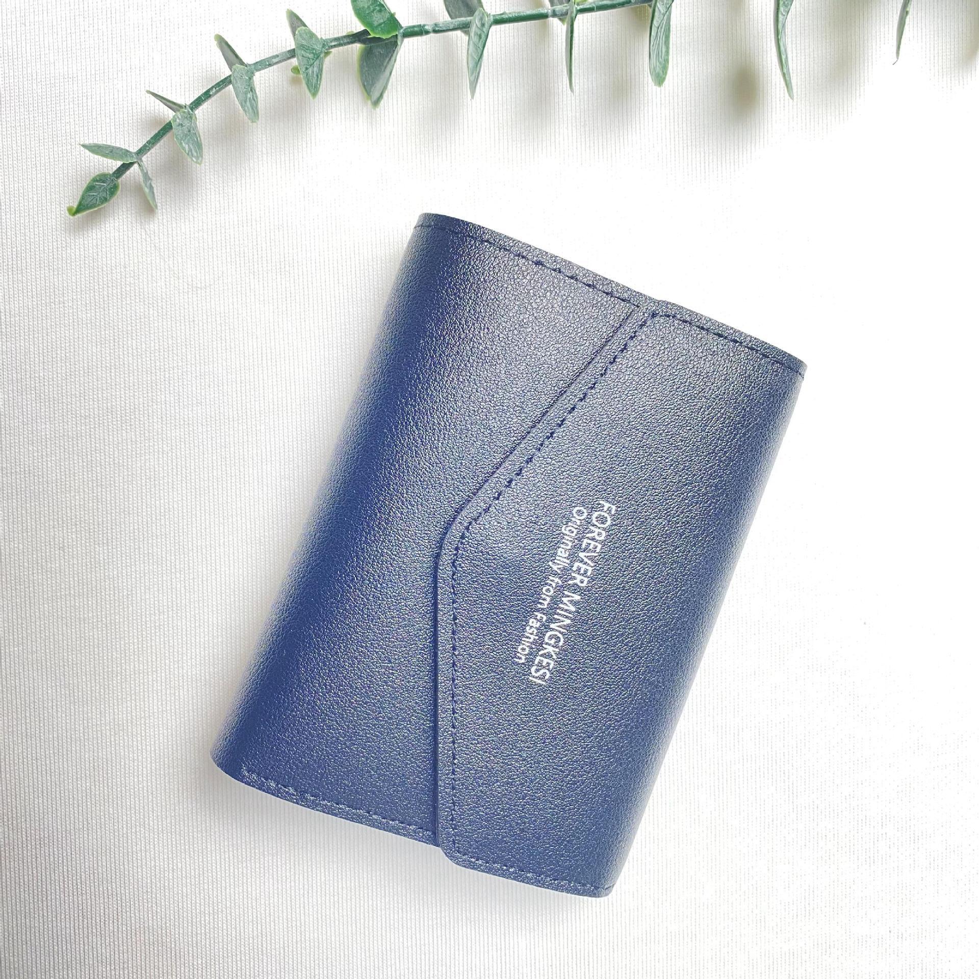 Girl's Ins Style Small Wallet Women's Short 2023 New Luxury Bag Korean And Japanese Simple Student Versatile Folding Card Holder Coin Purse