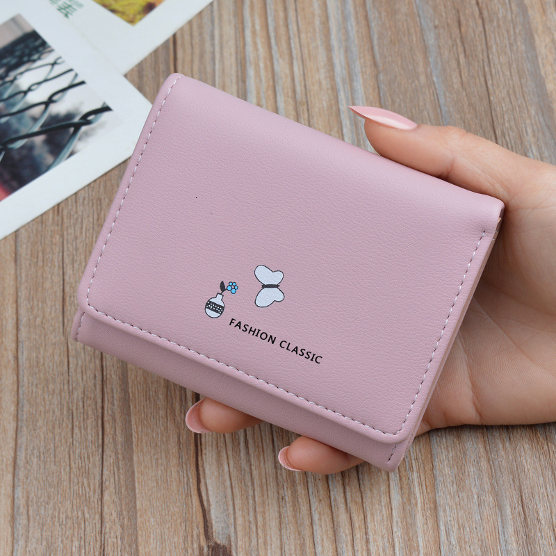 2025 New Women's Wallet Short Style Money Female Designer Bag Students Fashionable Luxury Bag Japanese And Korean Large Capacity Foldable Soft Le