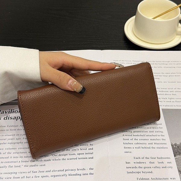 Wallet For Designer Bag Women Korean Style Long Multi-card Slot Cross-border Zipper Bag Women's Wallet New Clutch Phone Bag Luxury Bag Card Holde