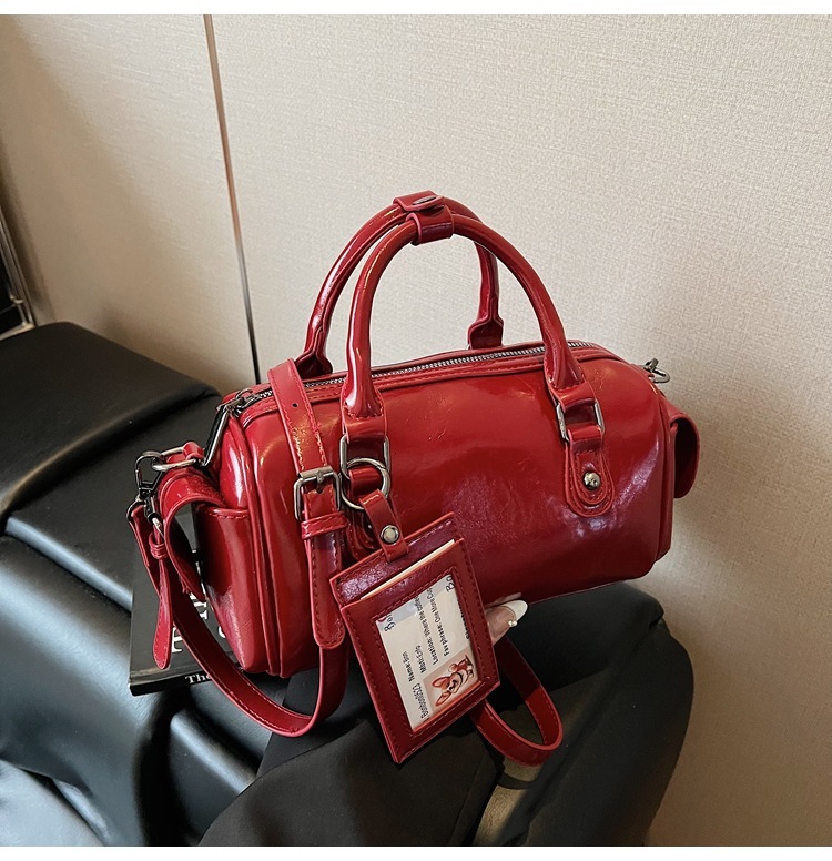 Cross-border Wholesale Fashion Handheld Small Bag 2025 Simple Luxury Bag Niche Versatile Women's Shoulder Designer Bag Bag Crossbody Boston Bag