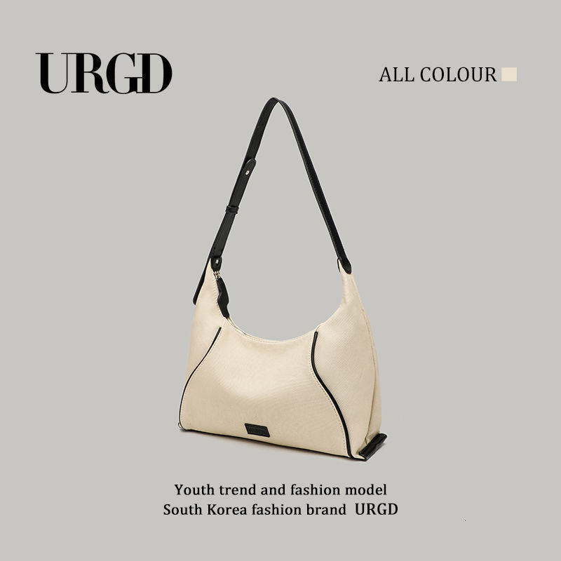 Celebrity Style Oatmeal Hobo Underarm for Women 2025 New Large Capacity Canvas Shoulder Bag ddmymoon