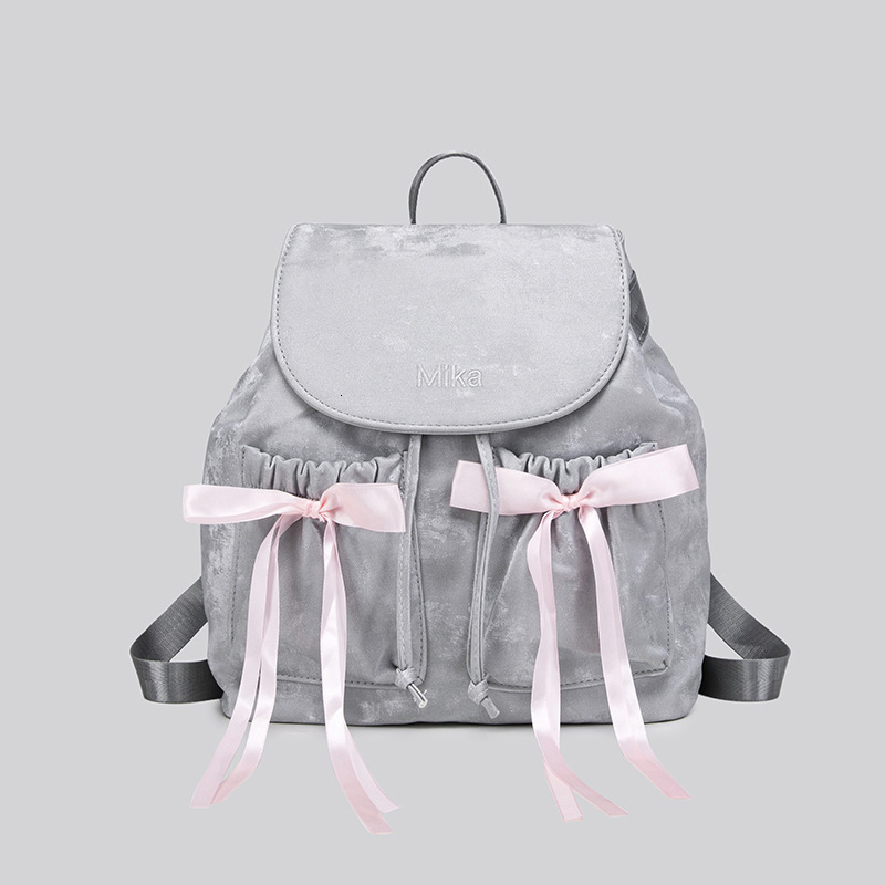 Ins Trend Bowknot Backpack for Women 2025 Summer New Fashion Sweet Student Class Handbag ddmymoon