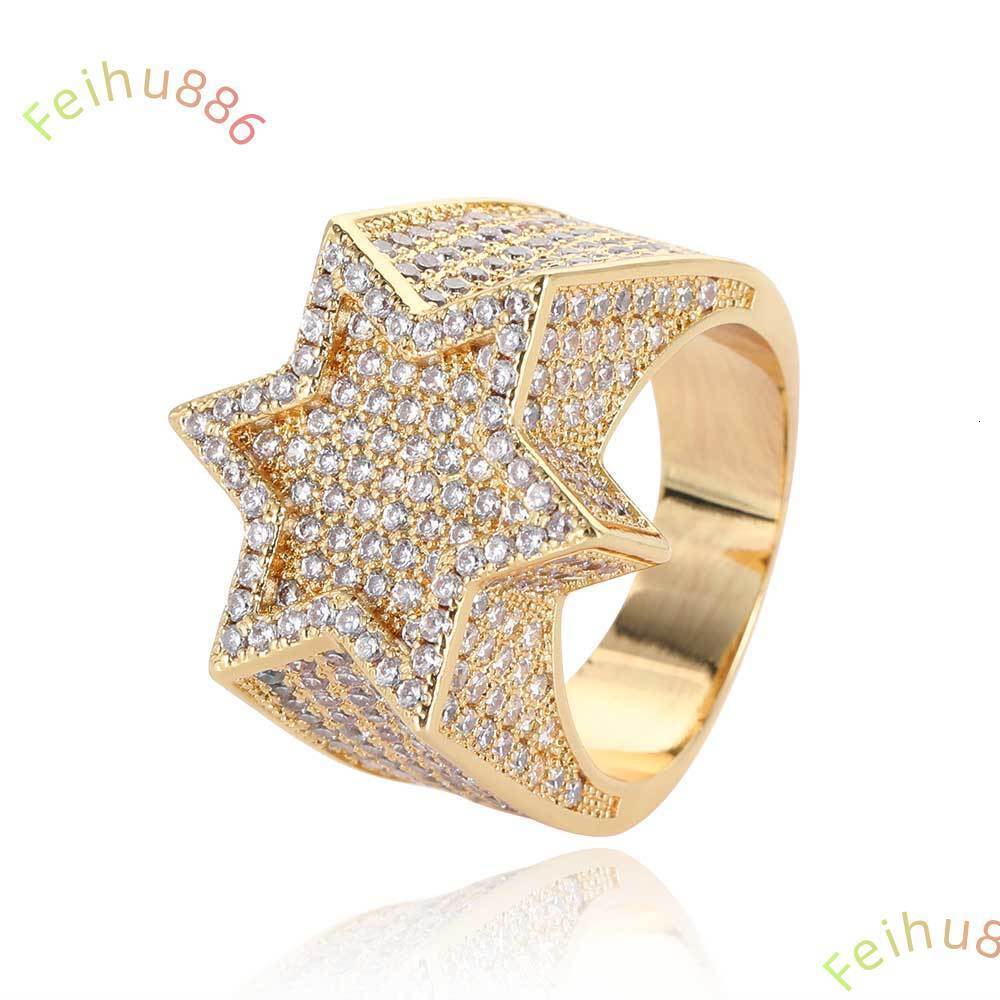 2025 New Fashion Moissanite Gold Scorpion Ring Man Finger Pattern Rings