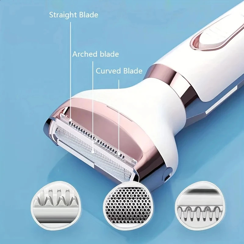 4 In 1 Electric Lady Shaver Body Hair Removal Epilator Painless Cordless Trimmer Razor Gifts For Women 250805