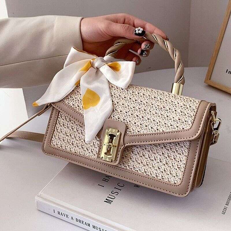 Bags Braided Chain Underarm New Versatile Shoulder Messenger Fashionable Niche Design High End Women's Bag