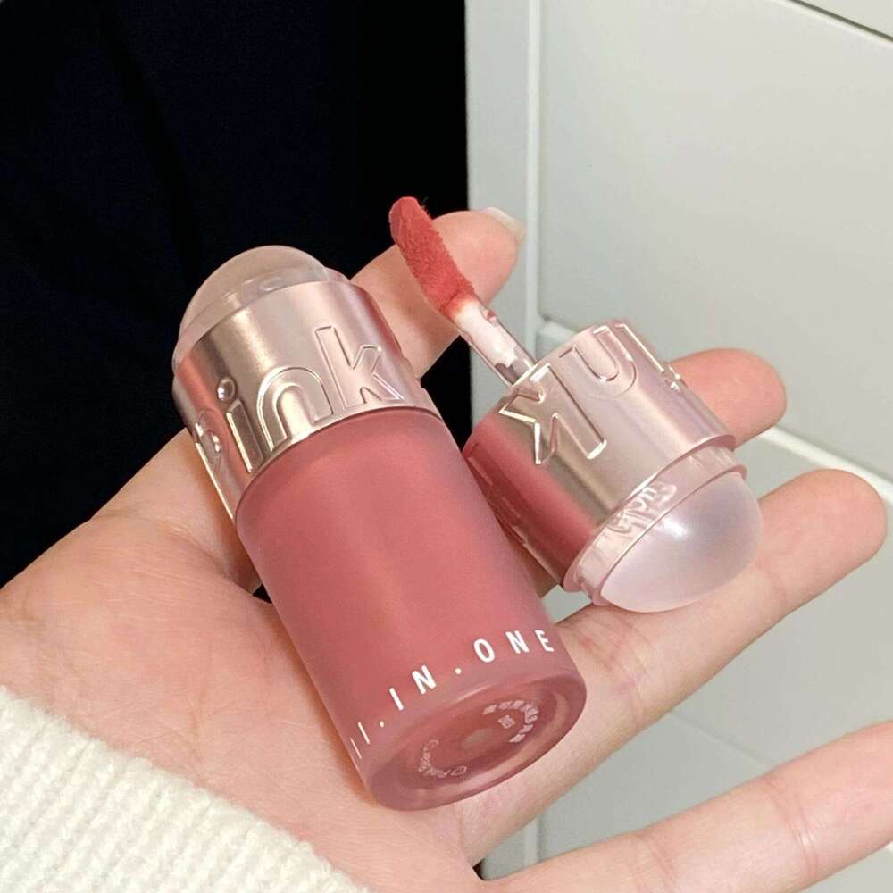 Pinkbear Multi-Use Cream Lip Gloss Blush Contour Highlighter Expanding Color Clear Transparent Affordable Free shipping