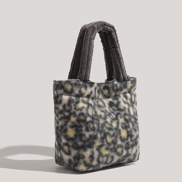 2025 New Autumn Winter Soft Woolen Cotton Handbag Korean Style Simple ddmymoon