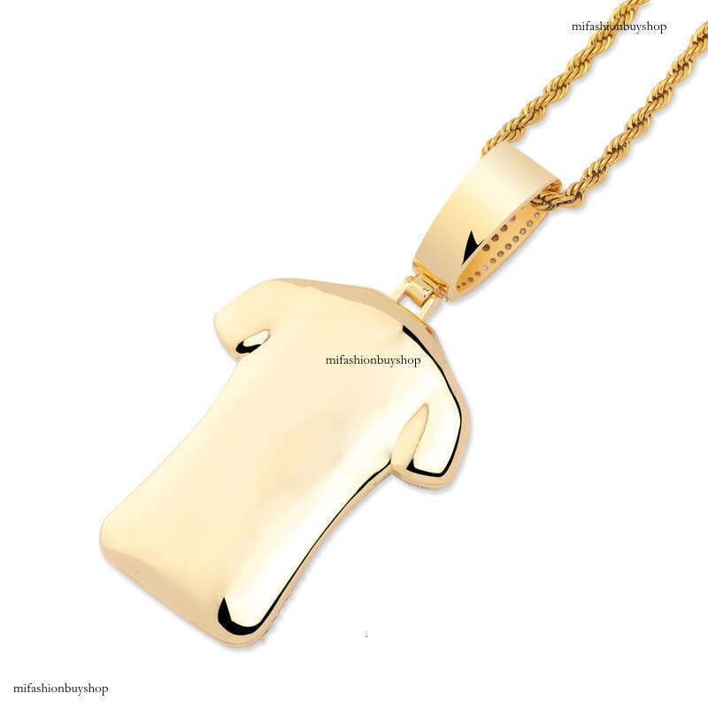 Hot Selling Hip-Hop Personality Trend Full Moissanite chain 7 Number Jersey Pendant 3D Men's Necklace