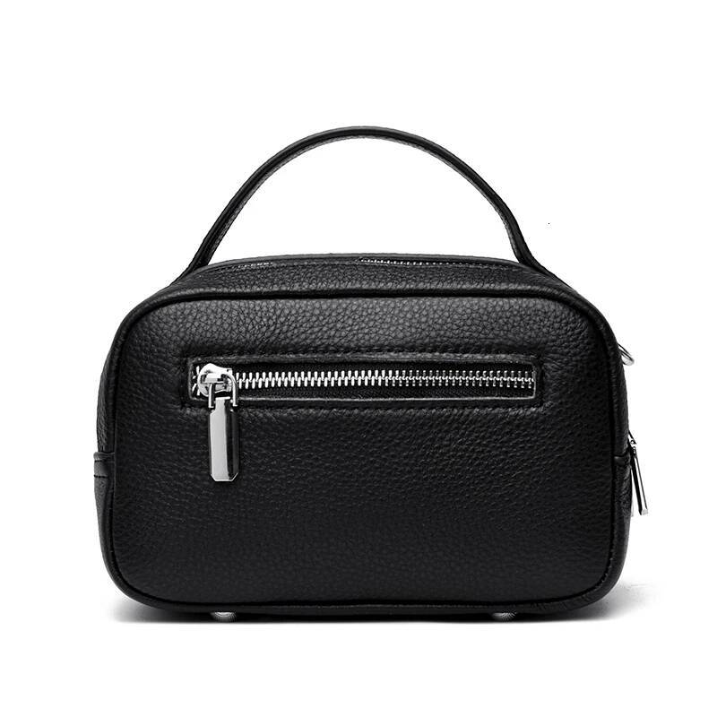 Women Solid Color Cow Bags 100% Genuine Leather Small Shoulder Crossbody Bag Female Design Purse and Handbags Sac