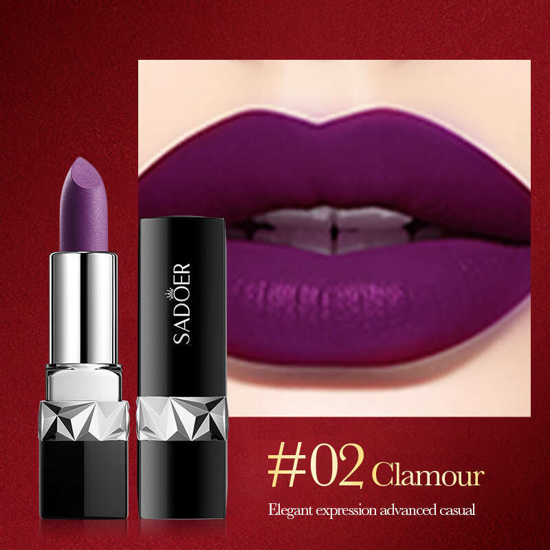 Full English SADOER Matte Velvet Glossy Texture Lipstick Series Free shipping Free shipping
