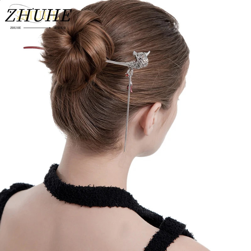 Sweet And Cool Copper Alloy Fox Hairpin For Celebration Banquets A Jewelry Gift For Women 250807