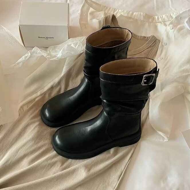 hot Free delivery designer woman cotton boots Martin boots, single boots, British style comfortable thick soled boots