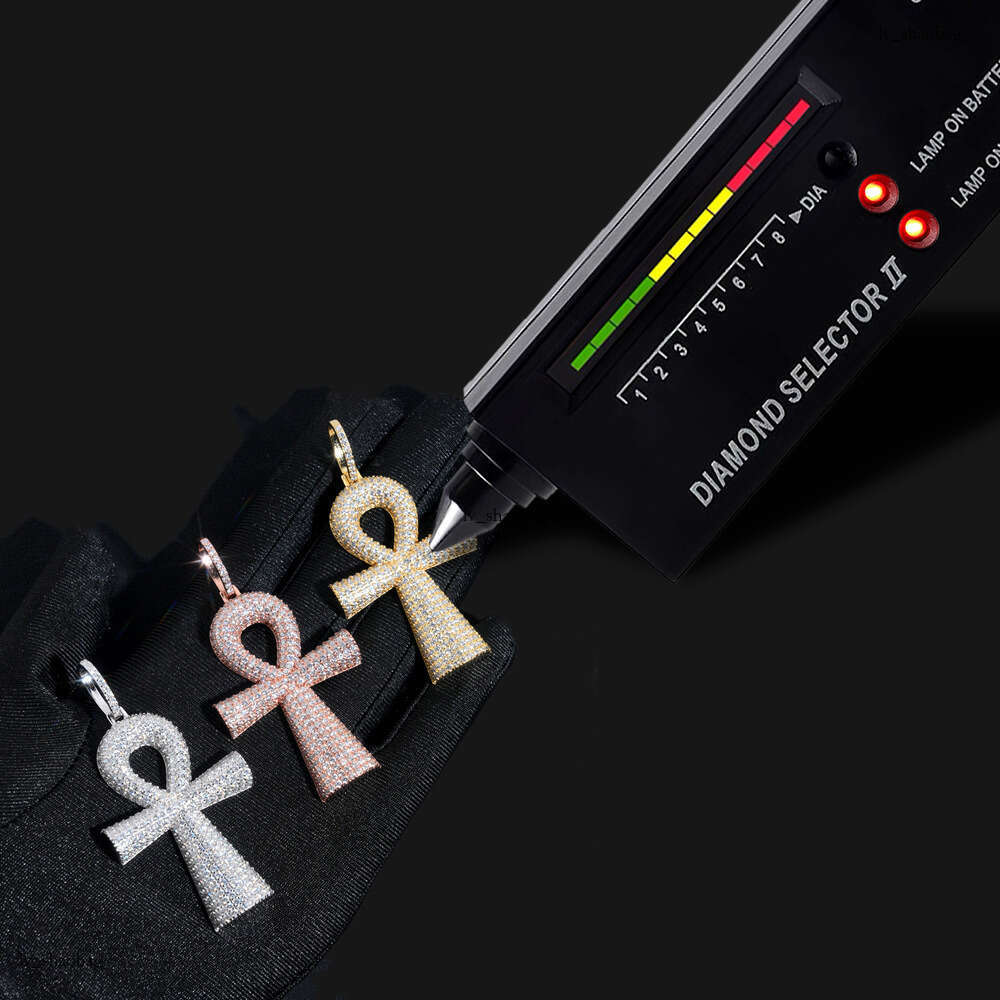 New Style Jewelry Full Dia Hip-Hop Men's Cuban Chain Fashion Personality Irregular Cross Pendant