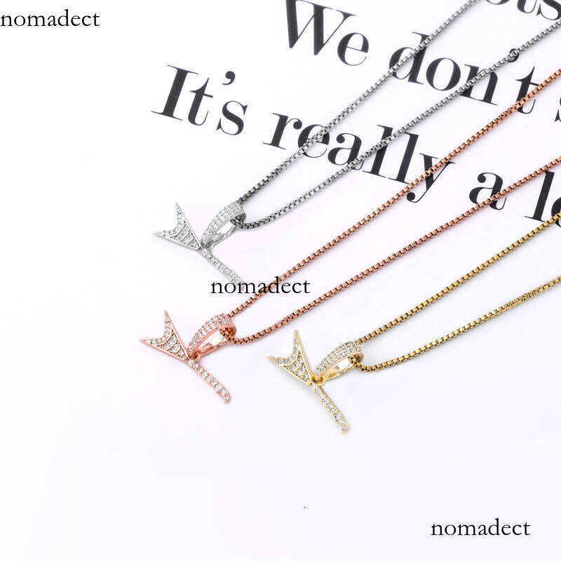 Minimalist Fashion Sier Micro Paved Moissanite chain Iron Tower Hip Hop Pendant Trendy Necklace for Women